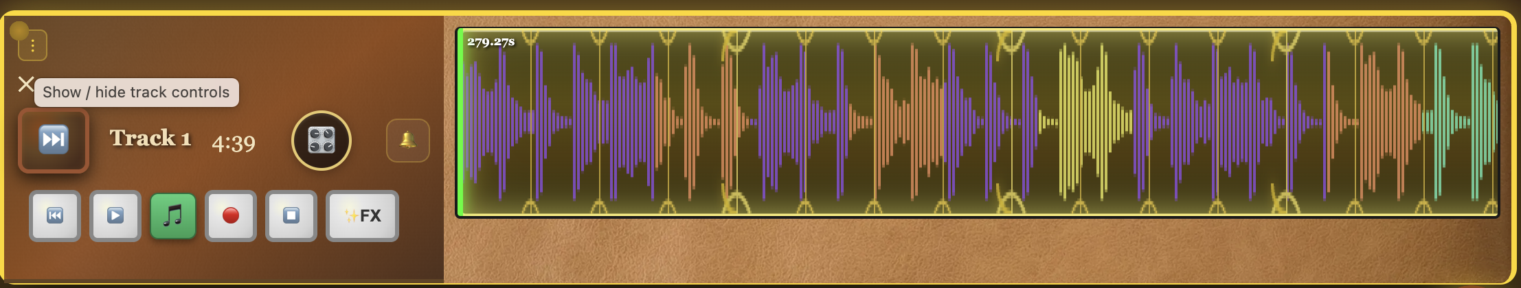 Track controls